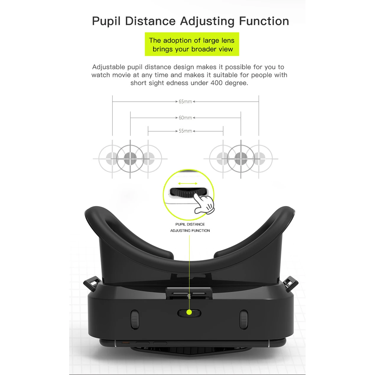 Shinecon VR Glasses 3D Headset - Image 4